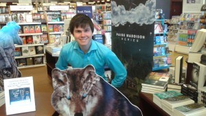J.R. Matheson is entertaining and wonderful to work with at the book signings. One very proud Mom!