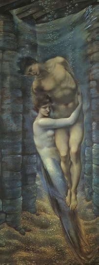 The depths of the ocean by Edward Burne-Jones , 1886