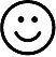 b and w smiley face