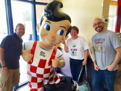 Josh Funk at Bob's Big Boy