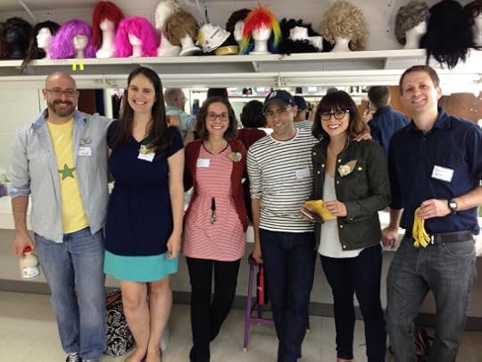 Josh Funk, Lisa Graff, Lauren Castillo, Philip C. Stead, Erin E. Stead, and Matthew Cordell at nErDcamp