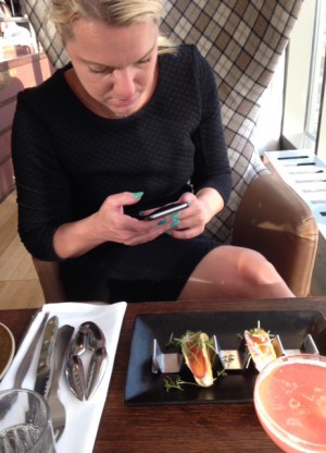 Sen gick Carina och jag till Griffins. 