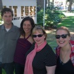 Natasha Moni and Ariel, Kelly Davio and myself