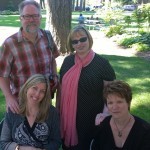 Allen Braden, Kelli Agodon, Annette Spaulding-Convy, and me