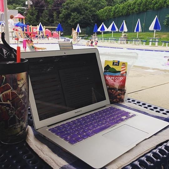 Getting work done at the pool. #amediting #dailyphoto #365days #ig2015