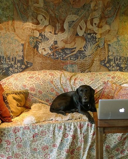 Tilly in the studio, 2015