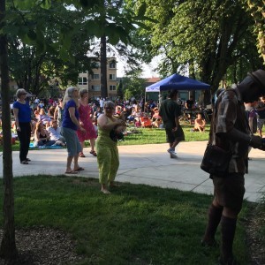 Dancing at the Memorial