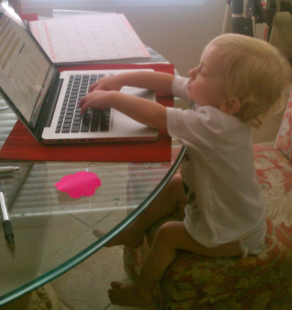 Spawn writing his memoirs.