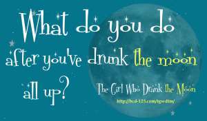 what do you do after you've drunk the moon all up?