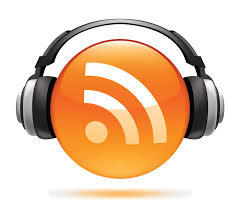 listening to podcasts