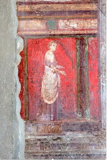 A fresco from the Villa of Mysteries in Pompeii, Italy