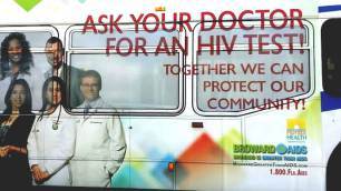 HIV Test Advertising on Broward County Bus_2