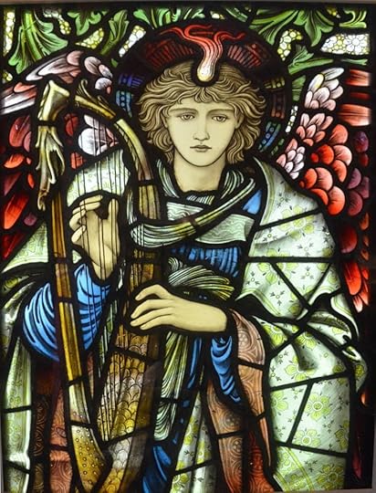 ''Praising Angel,'' a stained glass window designed by Sir Edward Burne-Jones