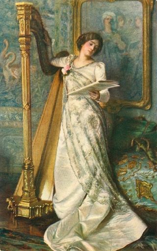 Harp Audition by Moritz von Schwin