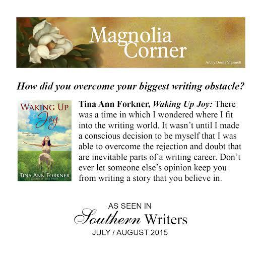 Southern Writers Quote July - Tina Ann Forkner