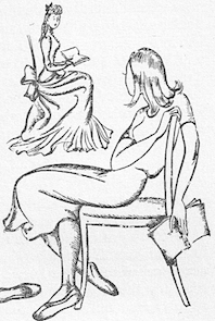 Another illustration by Anna Zinkeisen from 'The Years of Grace'