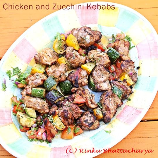 Zucchini and Chicken Kebabs