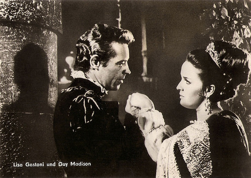 Lisa Gastoni and Guy Madison in Il vendicatore mascherato (1964)