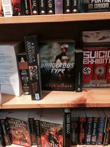 The Dangerous Type was spotted at Powell's Books. Photo courtesy of LisaMary Wichowski.