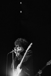 25 Jun 1966, Paris, France --- American singer and songwriter Bob Dylan on stage in Paris. --- Image by © Jacques Haillot/Apis/Sygma/Corbis