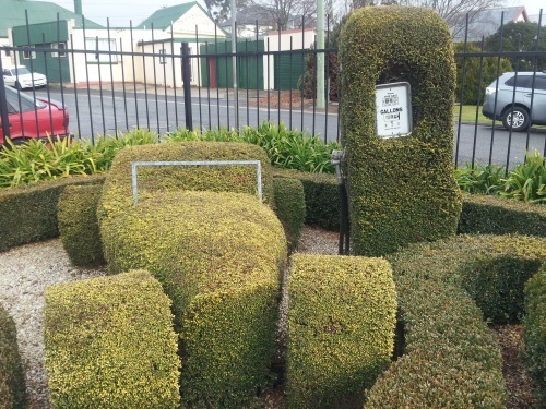 Racing car and petrol bowser