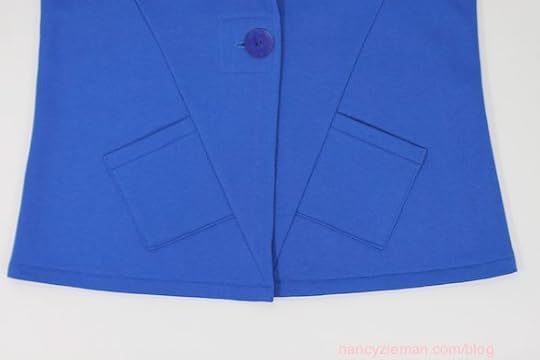 The absolute easiest way to sew a mitered patch pocket by Nancy Zieman