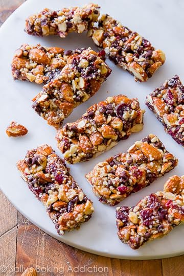 Chocolate Cherry Almond Snack Bars-- copycat KIND bars! sallysbakingaddiction.com