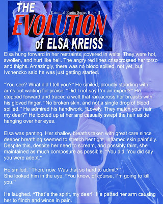 http://www.amazon.com/Evolution-Elsa-Kreiss-Kriminal-Erotic-ebook/dp/B011J9KZ9Q/ref=sr_1_1?s=digital-text&ie=UTF8&qid=1436995702&sr=1-1