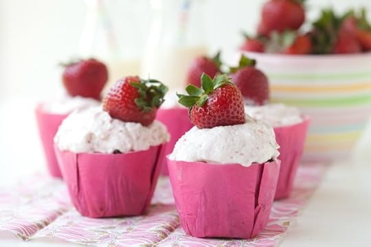 Chocolate Cupcake with Strawberry Frosting | DeliciouslyOrganic.net #paleo #nutfree #grainfree #recipe
