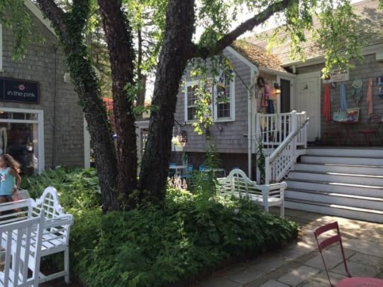 pretty little courtyard off the main street in Chatham, MA