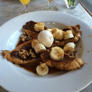 Bananas foster French toast. To. Die. For.