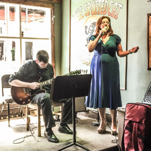 Yvette Voelker at the Spotted Cat.