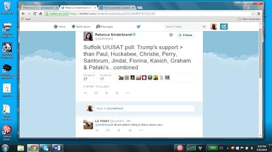 Journalism by Twitter, very common these days.