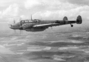 Messerschmitt Me 110 night-fighter (Nachtjagdgeschwader 4), 1943. (German Federal Archive: Bild 101I-377-2801-013)