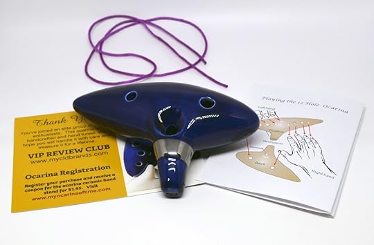 The rear of the ocarina.