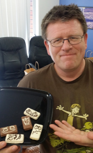 Tony Flowers and his signature Tim Tams