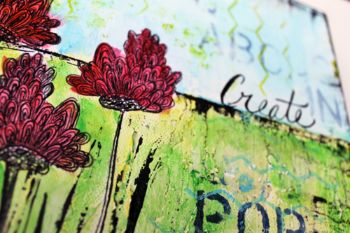 Stamp close up