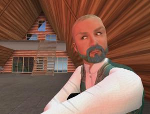 Klaus relaxing at home