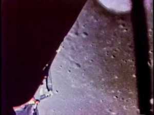Eagle lands on the moon