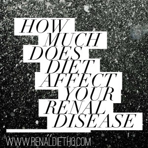diet affect renal disease