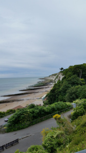 view above Holywell Retreat, Eastbourne