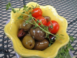 Warm Herbed Olives