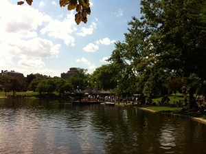 The Public Garden in Boston (Photo: Sarah Sundin, July 2014)
