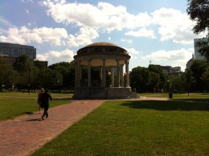 Parkman Bandstand on Boston Common (Photo: Sarah Sundin, July 2014)