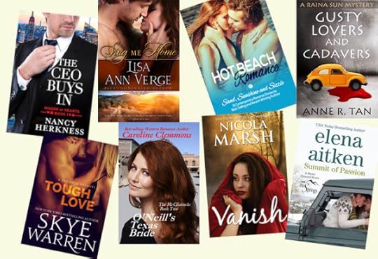 Hump Day books from Nancy Herkness, Lisa Ann Verge, Tawdra Kandle, Anne R. Tan, Skye Warren, Caroline Clemmons, Nicola Marsh and Elena Aitken!