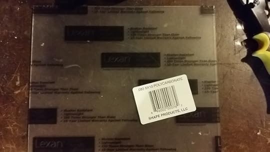 Lexan plastic for sump window