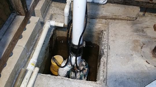 Prepare sump hold for the cover by cleaning and allowing drying time