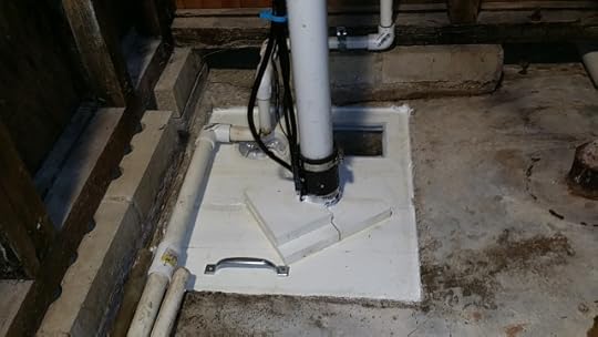 Finishe the cover by adding caulk between the pieces, to the perimeter, and along every seam