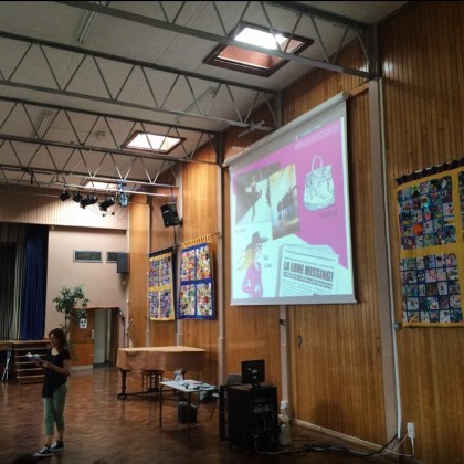 Here I am at the fab 