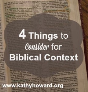 Biblical Context